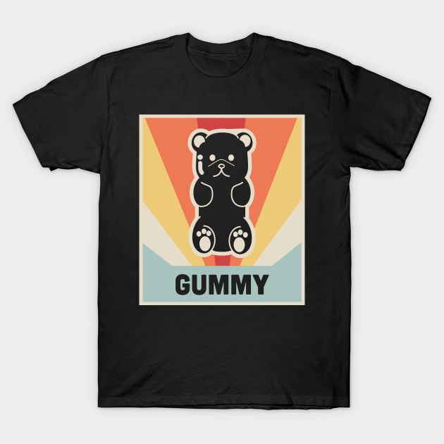 Vintage Gummy Bear Candy T-Shirt by MeatMan